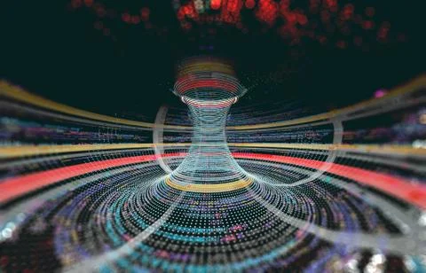 Abstract background of technology, science and cloud computer イラスト素材