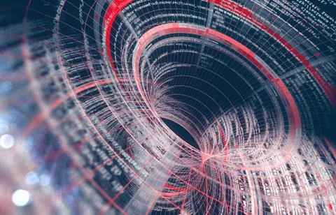 Abstract background of technology, science and cloud computer.3d illustration 스톡 일러스트