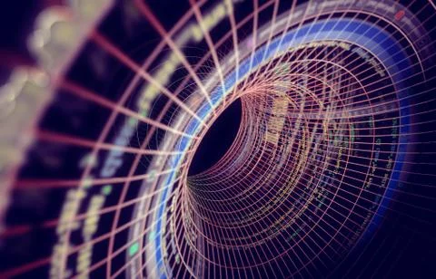 Abstract background of technology, science and cloud computer.3d illustration 스톡 일러스트