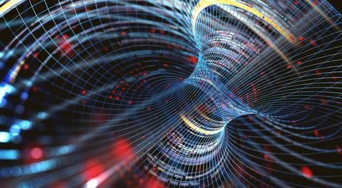 Abstract background of technology, science and cloud computer 스톡 일러스트