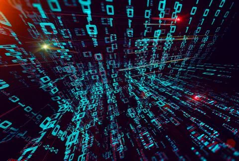 Abstract background of technology, science and cloud computer.3d illustration イラスト素材