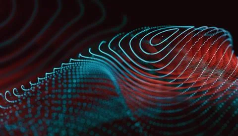 Abstract background of technology, science and cloud computer.3d illustration 스톡 일러스트