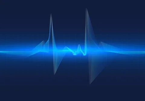 Abstract background technology showing heart Stockillustratie