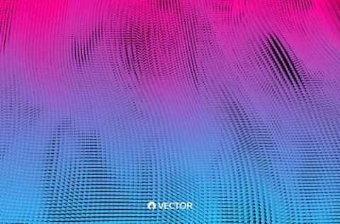 Abstract background. Technology style. 3d network design with particles. Stock Illustration