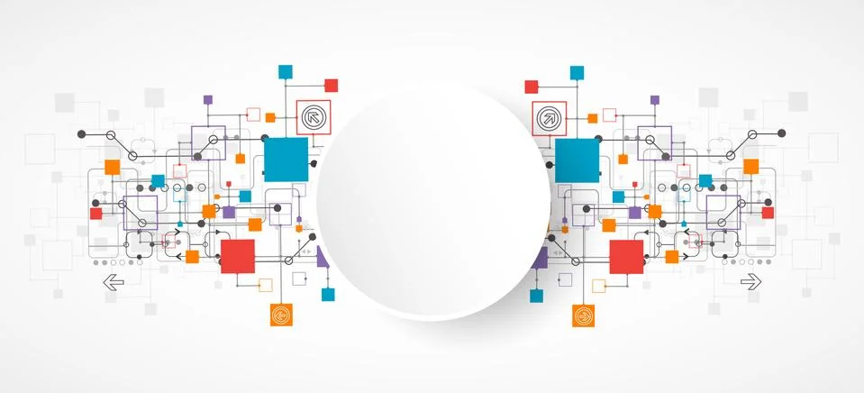 Abstract background, technology theme for your business Stock Illustration