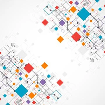Abstract background, technology theme for your business Stock Illustration