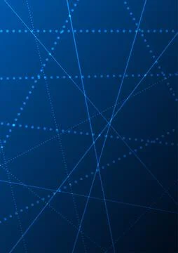 Abstract background technology uses color shading along with dot lines to m.. 스톡 일러스트