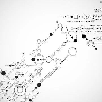 Abstract background technology. Vector Stock Illustration