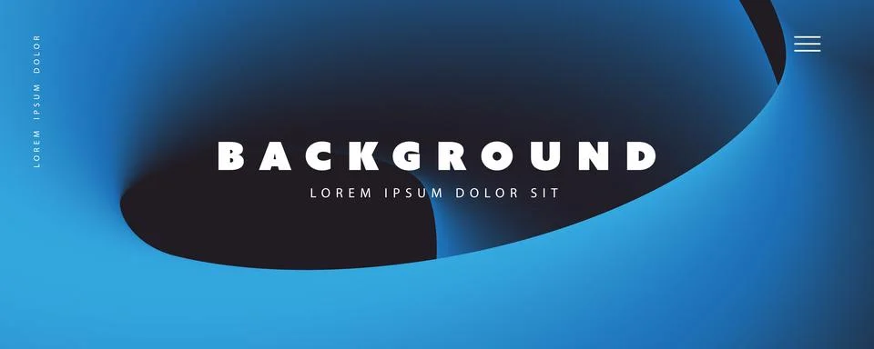 Abstract Background Template, Gradient Shapes Composition, Poster Header, B.. Stock Illustration
