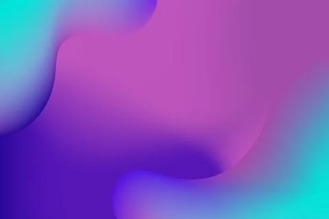 Abstract background template splash liquid 3D shapes and gradient colors Stock Illustration