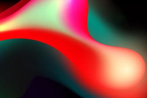 Abstract background template splash liquid 3D shapes and gradient colors Stock Illustration