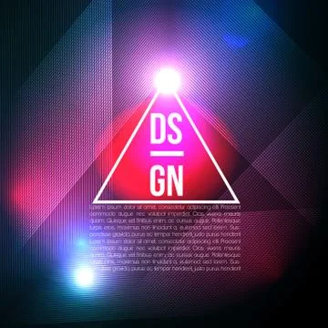 Abstract Background Template - Vector Illustration Stock Illustration