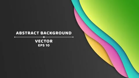 Abstract background. Template for your projects. Modern design. Multicolored Stock Illustration