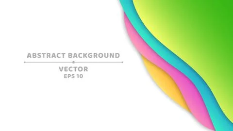 Abstract background. Template for your projects is isolated on white backgrou Stock Illustration