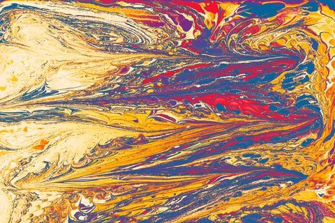 Abstract background templates with  Ebru marbling texture patterns Stock Illustration