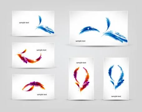 Abstract background templates Illustrazione stock