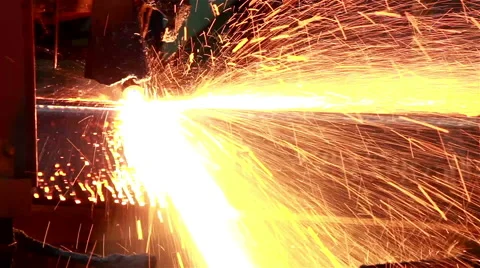 Abstract background, Tending the fire spread from the scarf slab. Stock Footage 48386322