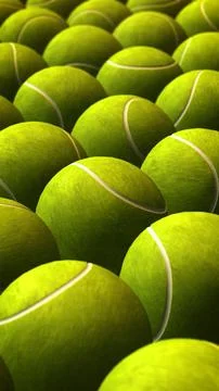 Abstract Background With Tennis Balls Pattern イラスト素材