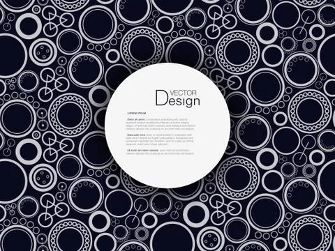 Abstract Background with Text Box Stock Illustration