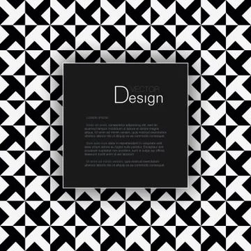 Abstract Background with Text Box Stock Illustration