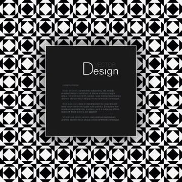 Abstract Background with Text Box Stock Illustration