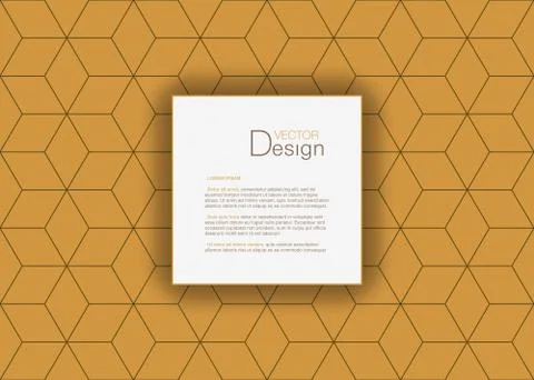 Abstract Background with Text Box or Individual Pattern Stock Illustration