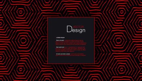 Abstract Background with Text Box or Individual Pattern Stock Illustration