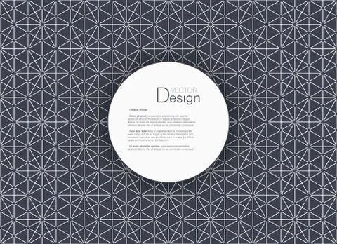 Abstract Background with Text Box or Individual Pattern Stock Illustration