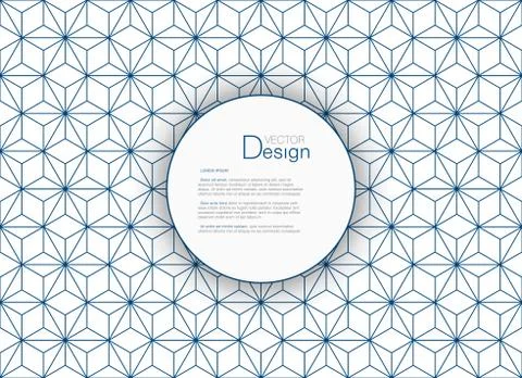 Abstract Background with Text Box or Individual Pattern Illustrazione stock