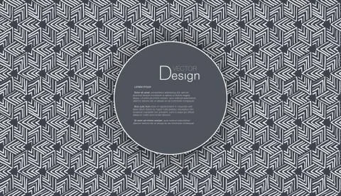 Abstract Background with Text Box or Individual Pattern Illustrazione stock