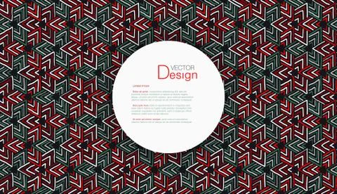 Abstract Background with Text Box or Individual Pattern Stock Illustration