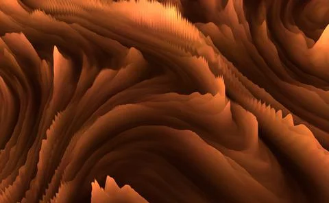 Abstract background, texture of a alien planet, abstract surface texture. 3d Stock Illustration