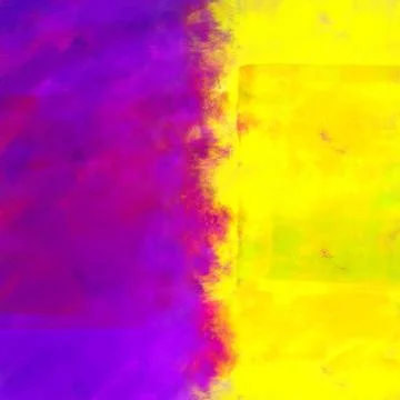 Abstract background texture in bright paint purple yellow color. Stock Illustration