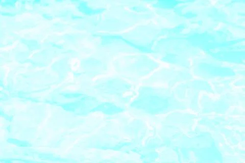 Abstract background texture of bright transparent pool water with light cya.. Stock Photos