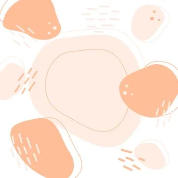 Abstract background texture with copy space of spots and strokes in trendy Stock Illustration