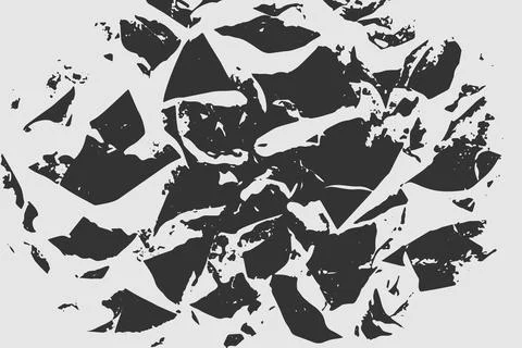 Abstract background texture with destruction effect, ink stains, grunge. Dist Stock Illustration