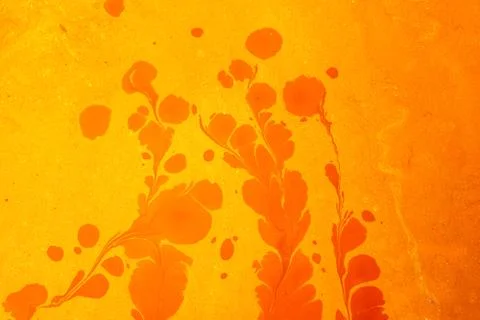 Abstract background  texture with  Ebru marbling painting with floral pattern Stock Illustration