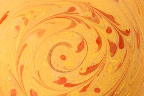 Abstract background  texture with  Ebru marbling painting with floral pattern 写真素材