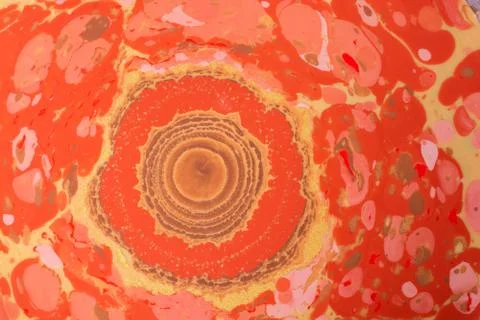 Abstract background  texture with  Ebru marbling painting with floral pattern 写真素材
