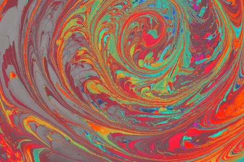 Abstract background  texture with  Ebru marbling painting with circle pattern Stock Photos