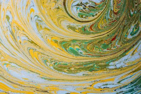Abstract background  texture with  Ebru marbling painting with circle pattern Stock Photos