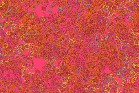 Abstract background  texture with  Ebru marbling painting with circle pattern Foto stock