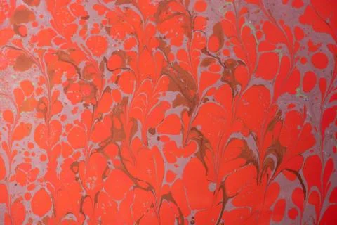 Abstract background texture with  Ebru marbling painting with patterns Stock Photos