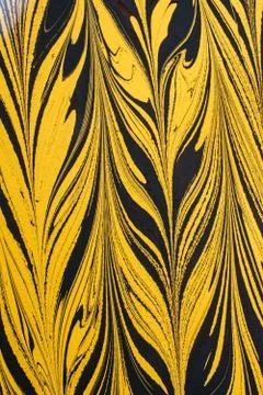Abstract background  texture with  Ebru marbling painting with floral pattern 스톡 사진