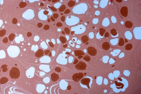Abstract background texture with  Ebru marbling painting with patterns Stock Photos