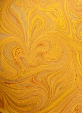 Abstract background  texture with  Ebru marbling painting with floral pattern Foto stock