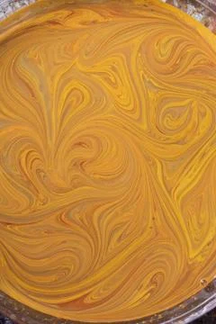 Abstract background  texture with  Ebru marbling painting with floral pattern Foto stock