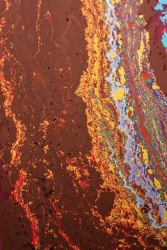Abstract background texture with  Ebru marbling painting with patterns Foto stock