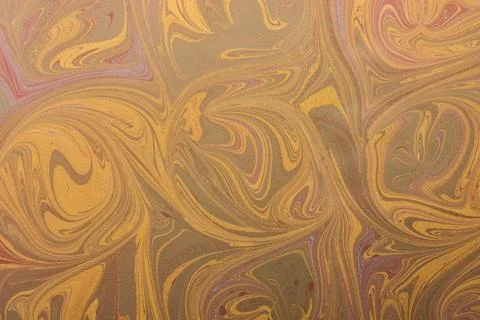 Abstract background  texture with  Ebru marbling painting with floral pattern 写真素材