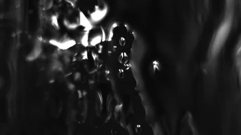 Abstract background texture with flowing down water drops on glass Stock Footage 35249617